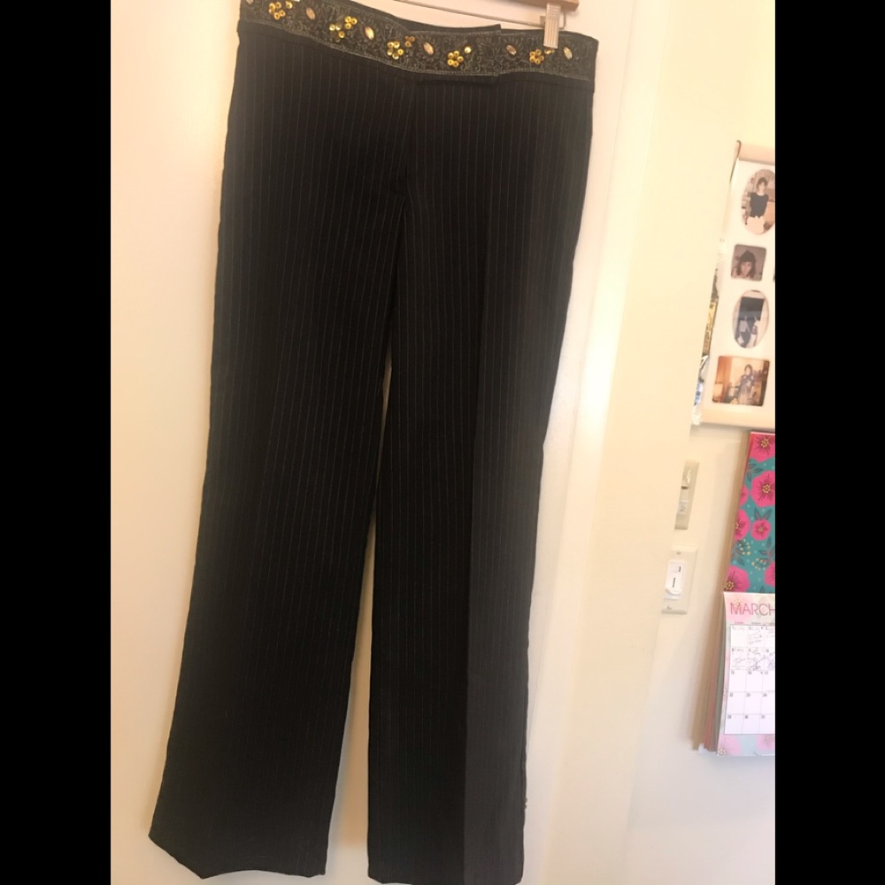 A-N-D-R-E-A-N-A Italy New York , size 9/10 , black pants long straight leg New